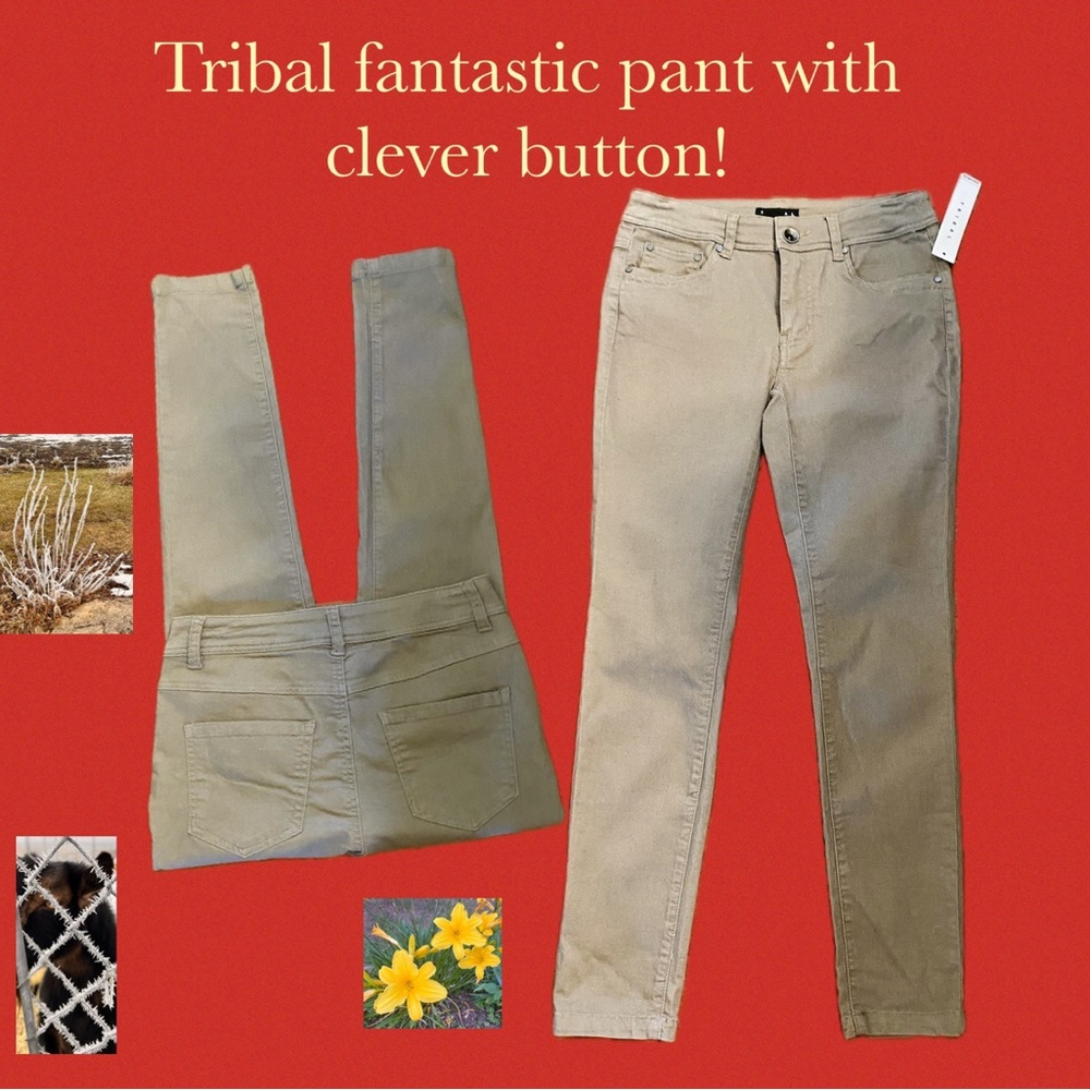 Tribal seriously comfortable ankle pants!